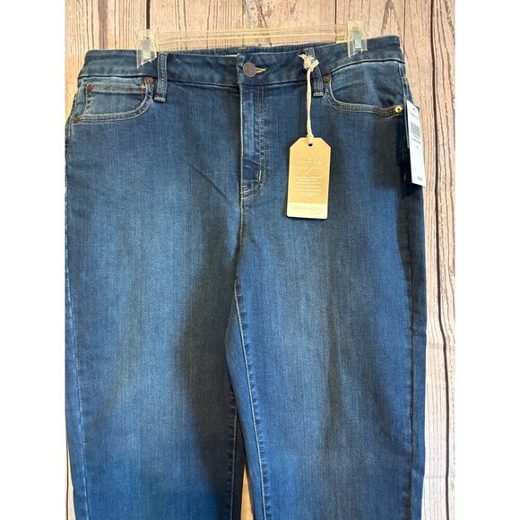 Coldwater Creek NWT The Creek Mid Rise Slim Leg Denim  Casual Jeans Size 12 - Picture 6 of 12